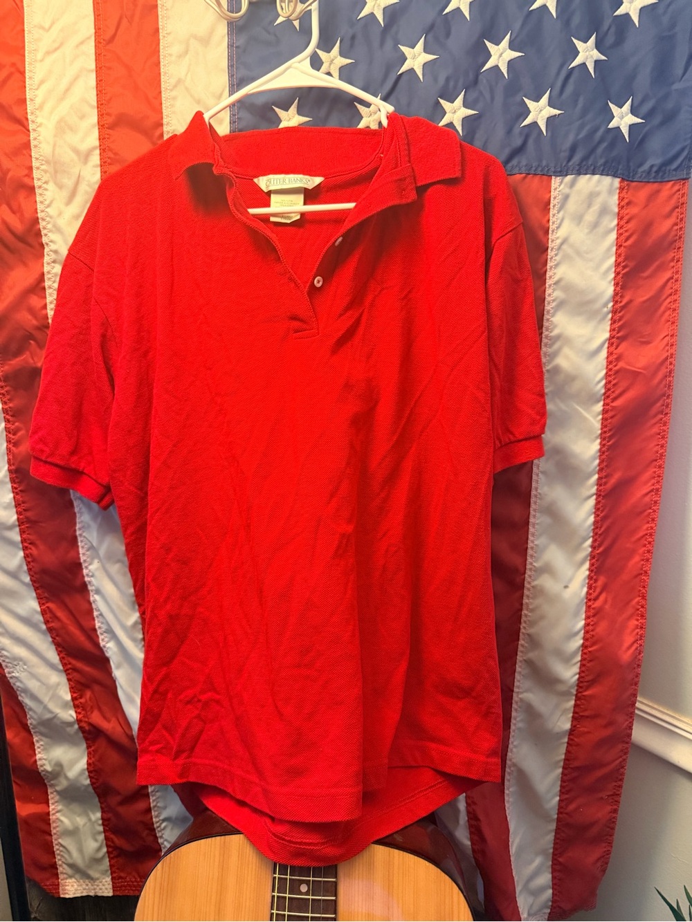 Classic Red Kids Polo Shirt - Lightweight Short Sleeve